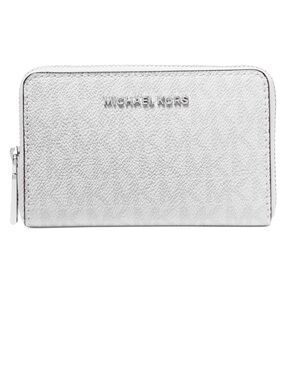 NWT* Michael Kors
Logo Jet Set Zip-Around Card Case